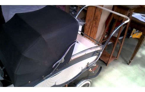 LANDAU VINTAGE GRIS BLANCHE CHROME