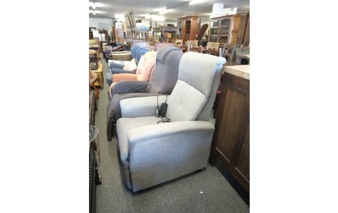 FAUTEUIL RELAX ELECTRIQUE TISSU GRIS