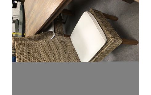 CHAISE OSIER ET TECK COUSSIN BEIGE