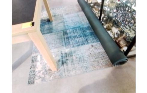 TAPIS MODERNE 200X300 TON BLEU