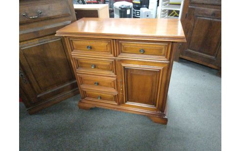 MEUBLE D'APPOINT 1 PORTE 5 TIROIRS