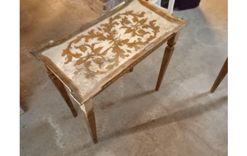 TABLE D'APPOINT DORÉE