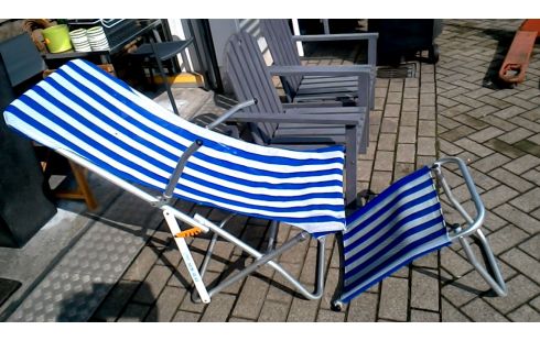 CHAISE DE JARDIN 2 CORPS ALUMINIUM