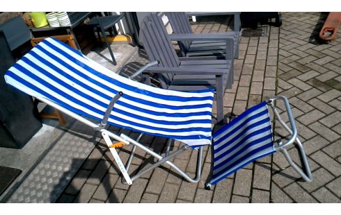 CHAISE DE JARDIN 2 CORPS ALUMINIUM