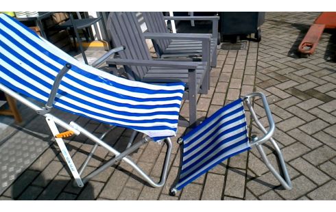 CHAISE DE JARDIN 2 CORPS ALUMINIUM