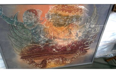 SEIDENMALEREI ÖSTLICHER/-ES