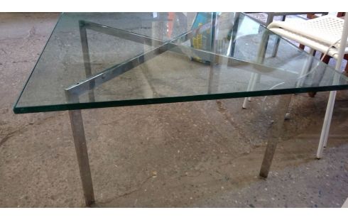 TABLE BASSE BARCELONA KNOLL LUDWIG MIES VAN DER ROHE