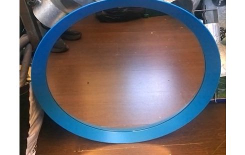 MIROIR BOIS ROND BLEU IKEA