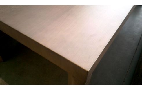 TABLE DE SALLE A MANGER GRIS CERUSE