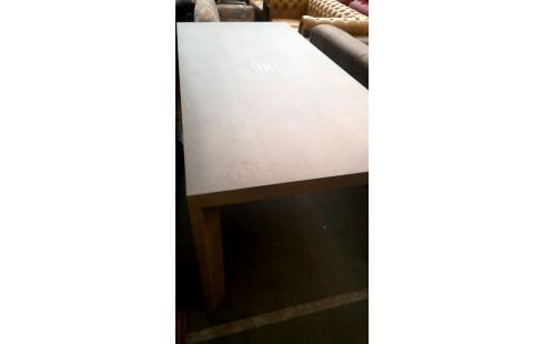 TABLE DE SALLE A MANGER GRIS CERUSE