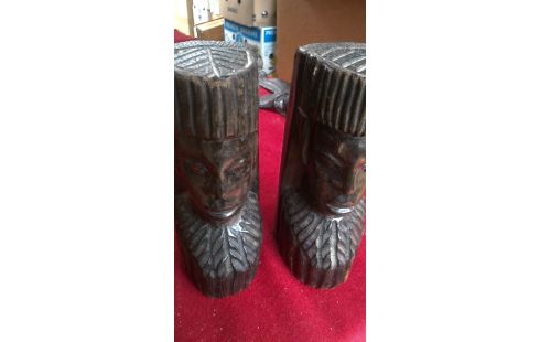 SERRE LIVRES 2 CORPS AFRICAIN EBENE