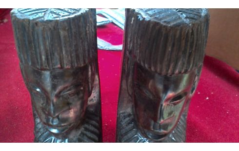 SERRE LIVRES 2 CORPS AFRICAIN EBENE