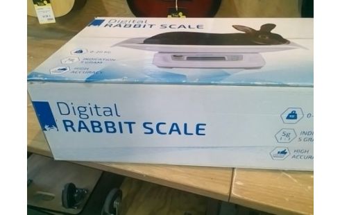 PESE ANIMAUX DIGITAL RABBIT SCALE .