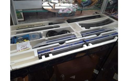 JOUET TRAIN ELECTRIQUE TGV ATLANTIQUE LIMA + DECOR