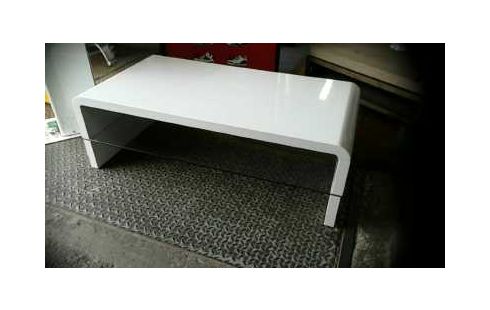 TABLE BASSE BLANC LAQUE