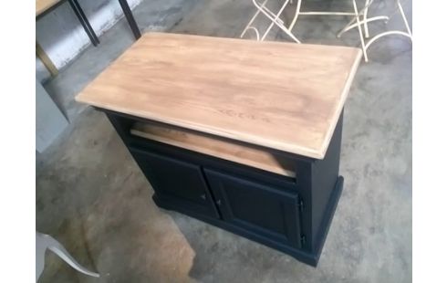 MEUBLE TV RELOOKE STYLE LOUIS PHILIPPE