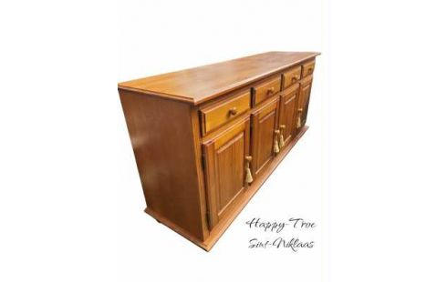 BUFFET BAS PIN 4 PORTES / 4 TIROIRS