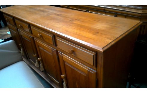 BUFFET BAS PIN 4 PORTES / 4 TIROIRS