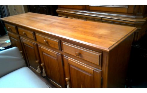 BUFFET BAS PIN 4 PORTES / 4 TIROIRS