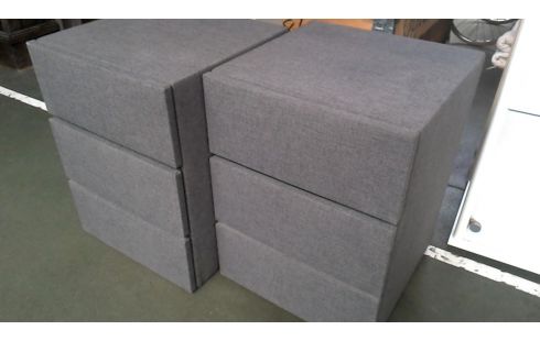 NACHTKASTJE STOF GRIJS 2 LADEN PER STUK