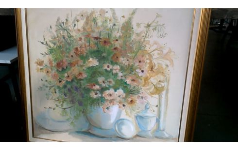 PINTURA FLOR DEDICATORIA