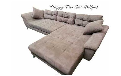 SALON D'ANGLE MICROFIBRE GRIS