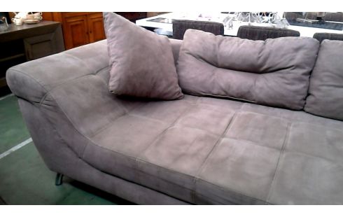 SALON D'ANGLE MICROFIBRE GRIS