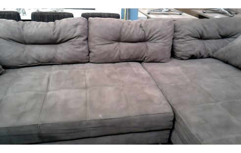 SALON D'ANGLE MICROFIBRE GRIS