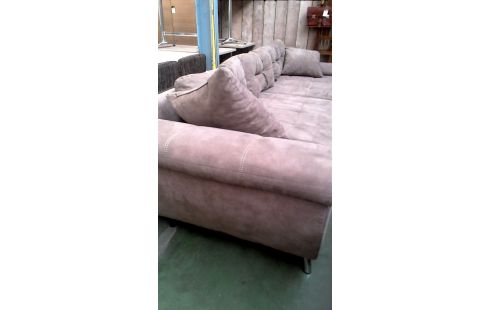 SALON D'ANGLE MICROFIBRE GRIS