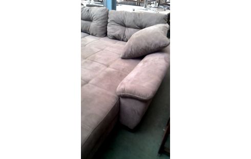 SALON D'ANGLE MICROFIBRE GRIS