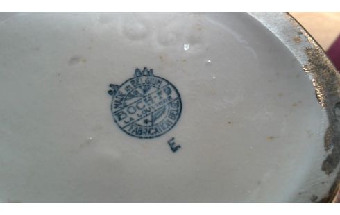 VAAS NR.3 BOCH KERAMIS CHEVALIER ROZE GOUD ART DECO