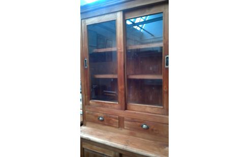 DRESSOIR TECK 2 TIROIRS