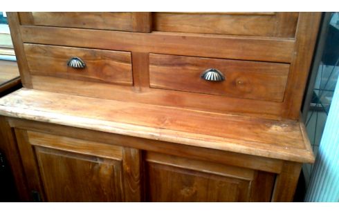 DRESSOIR TECK 2 TIROIRS