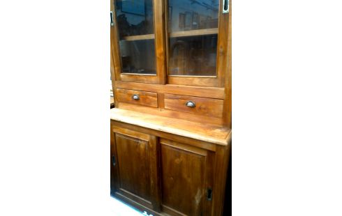 DRESSOIR TECK 2 TIROIRS