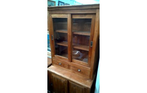 DRESSOIR TECK 2 TIROIRS