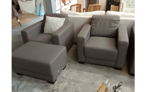 SALON GRIS 3+1+1+2 POUF