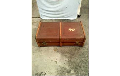 KOFFER GROß ALT BRAUN VINTAGE