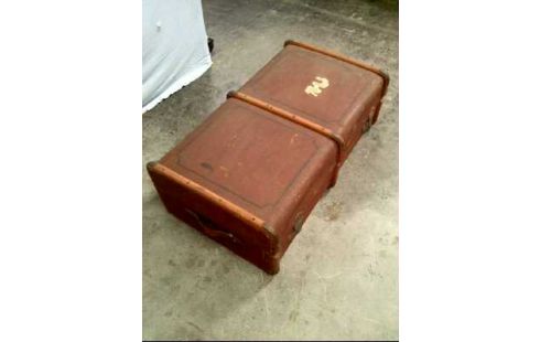 KOFFER GROß ALT BRAUN VINTAGE