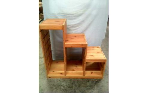 REGAL <IKEA TROFAST> HOLZ HELL TREPPENFORM