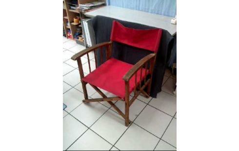 REGIESTUHL HOLZ ROT KLAPPBAR