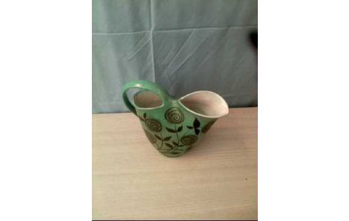 VASE TÜRKIS M. HENKEL <KRÖSSELBACH> FLORAL