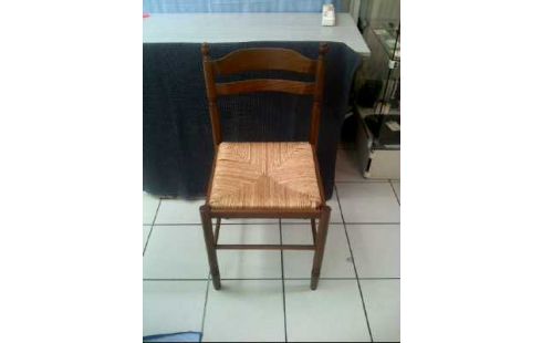 STUHL HOLZ SITZFLÄCHE GEFLOCHTEN