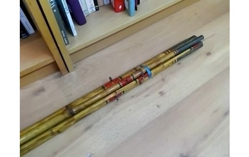 CANNE A PECHE UNI-PECHE BAMBOU 6M (AVEC ANNEAUX)