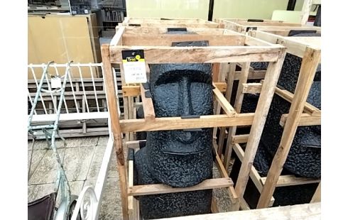 STATUE MOAI ILE DE PAQUES 100 CM CIMENT