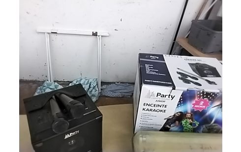 ENCEINTE BLUETOOTH KARAOKE+CARTON