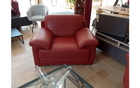 SALON CUIR 3+1+1 NATUZZI BRIQUE 6100EUR NEUF