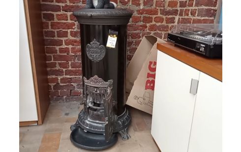 POELE A BOIS GODIN BRULE TOUT FONTE + BUSE