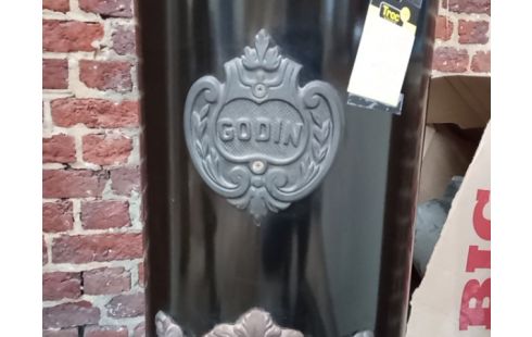 POELE A BOIS GODIN BRULE TOUT FONTE + BUSE