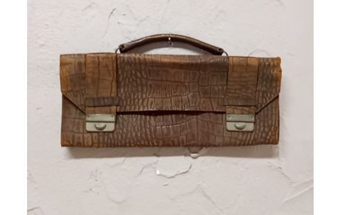 CARTABLE CUIR ANCIEN