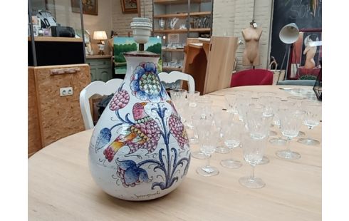 PIED DE LAMPE CERAMIQUE VINTAGE 1